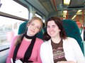 Gina and I enjoy the ride