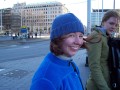 On a freezing day!