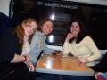 We three on the train to Edinburgh.