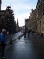 Looking up the street