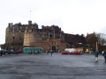 Approaching Edinburgh Castle